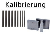 Kalibrierung inkl. Zertifikat Einzelpr�fstifte bis 20 mm Durchmesser LW-301-01