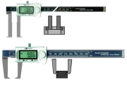 Digitaler Innennutenmessschieber, RS 232 C 20 - 170 mm V201078