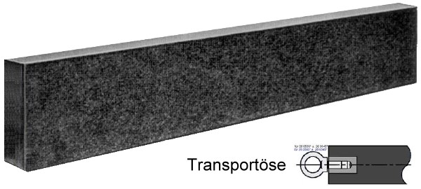 Pr�zisions Messbalken, DIN 876/0 800 x 50 x 120 mm V260541