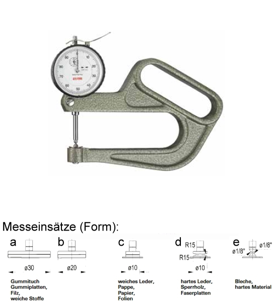 Dickenmessgerät mit Abhebevorrichtung J 200-30-e KA20018-e