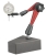 Gelenkstativ Fisso STRATO-LINE M-28, Granitschiebefuss Höhe: 385 mm U1400513