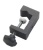 Klemmsockel f�r Fisso Haltesysteme 80 x 20 x 40 mm / 2xM6 H5202