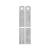 Stahlma�stab mit Umrechnungstabelle 30 x 1,0 mm, 300 mm (12 inch) V1055040030