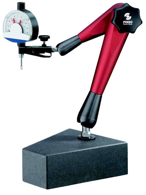 Gelenkstativ Fisso STRATO µ-LINE A-33, Granitschiebefuss G Höhe: 438 mm Gelenkstativ Fisso STRATO µ-LINE A-33, Granitschiebefuss G Höhe: 438 mm