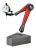 Gelenkstativ Fisso STRATO �-LINE Granitfu� H�he: 439 mm H570-24