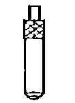 Messeinsatz Stahl 10 mm lang KA573-17-10