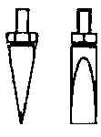 Messeinsatz Stahl 5 mm � KA573-20E