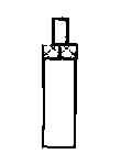 Messeinsatz Stahl 3 mm lang KA573-29-03