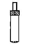 Messeinsatz Stahl 3 mm lang KA573-30-03