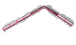 Konturenlehre - Profilabtaster 1000 mm lang Messbereich bis 1000 mm R1401206