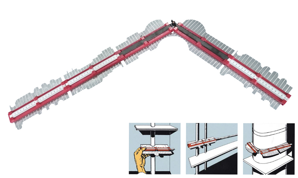 Konturenlehre - Profilabtaster 1000 mm lang Messbereich bis 1000 mm Konturenlehre - Profilabtaster 1000 mm lang Messbereich bis 1000 mm