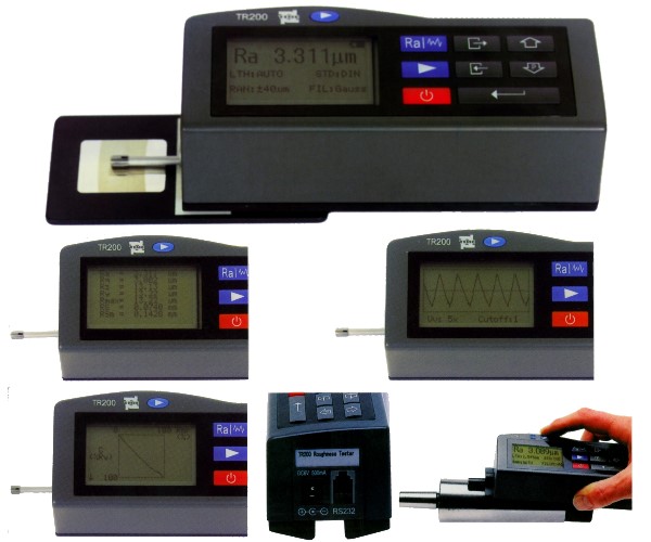 portables Rauheitsmessger�t mit grafischer Anzeige  TTR-200