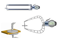 Mechanisch analoge und elektronische Schnelltaster zur Folien- und Schaumstoffmessung Mechanisch analoge und elektronische Schnelltaster zur Folien- und Schaumstoffmessung