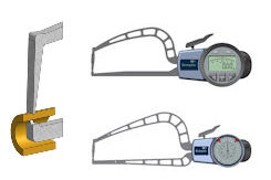 Mechanisch analoge und elektronische Schnelltaster zur Rohrwandmessung Mechanisch analoge und elektronische Schnelltaster zur Rohrwandmessung